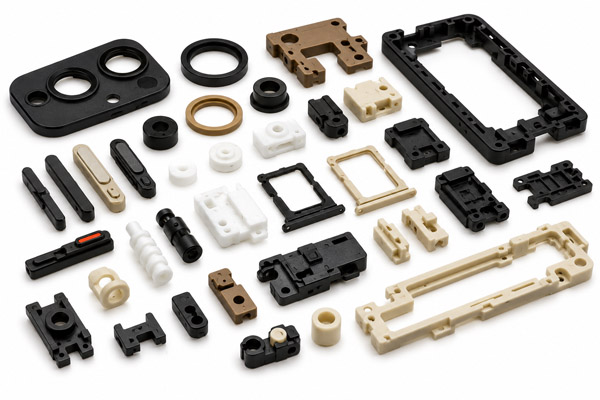 Custom CNC Mahcined PEEK POM PTFE PA Nylon ABS Phone Smartphone Component