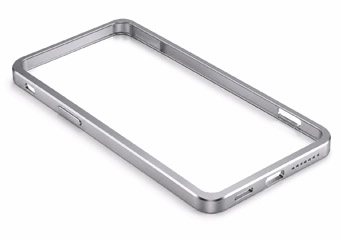 Brushing CNC Machined Metal Phone Cases Frames & Smartphone Housing Parts