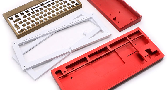 Custom CNC Machined Aluminum Mechanical Keyboard Cases