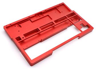 Bead Blasting Anodizing CNC Aluminum Keyboard Case Shell
