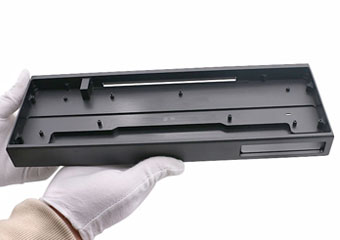 Black Anodizing CNC Aluminum Keyboard Case Shell