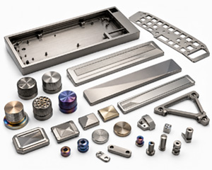 Custom CNC Titanium Keyboard Components