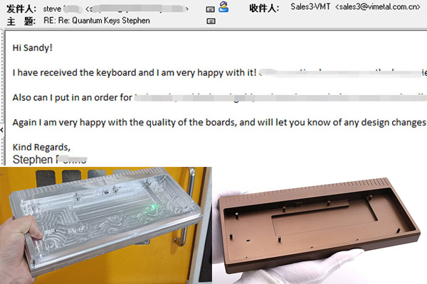 Custom Aluminum CNC Keyboard Case Customer Reviews