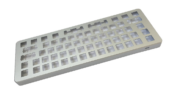 Silver Anodizing CNC Machined Keyboard Cases