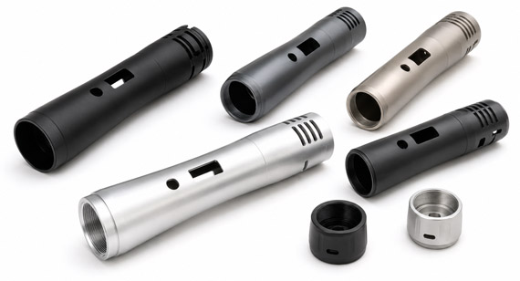 Custom CNC Machined Handheld Microphone Shells Housing