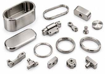 CNC Machined Stainless Steel Bluetooth Earphone Charging Case Housings（hinge parts, decorative rings and wear interfaces）