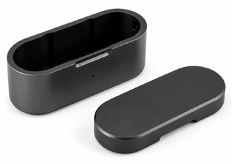CNC Machined Hard Anodizing Bluetooth Earphone Charging Case Housings