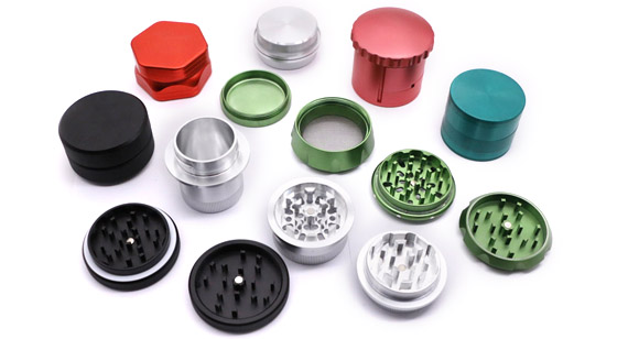 Custom CNC Machined Weed Herb Grinders Custom CNC Machined Weed Herb Grinders