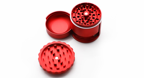 Custom CNC Machined Rotary-Shaft Herb Weed Grinder Custom CNC Machined Rotary-Shaft Herb Weed Grinder