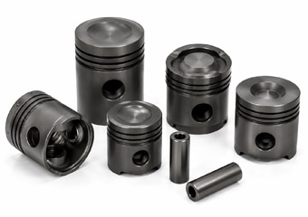 Phosphate Coating CNC Machined Aluminum Engine Pistons