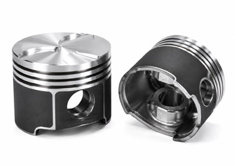 Anti-Friction Skirt Coating CNC Machined Engine Piston Skirts