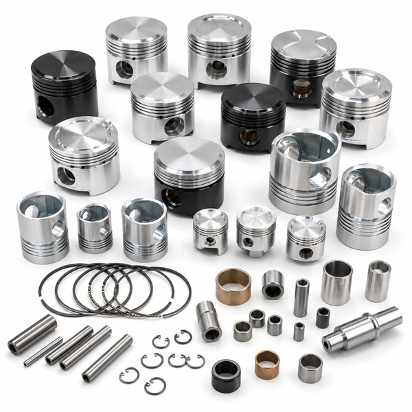Custom CNC Machined Aluminum Pistons for Automotive Engine Industry