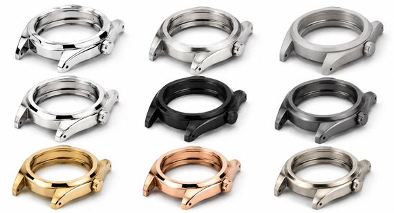 Stainless Steel CNC Machined Watch Case Surface Finishing