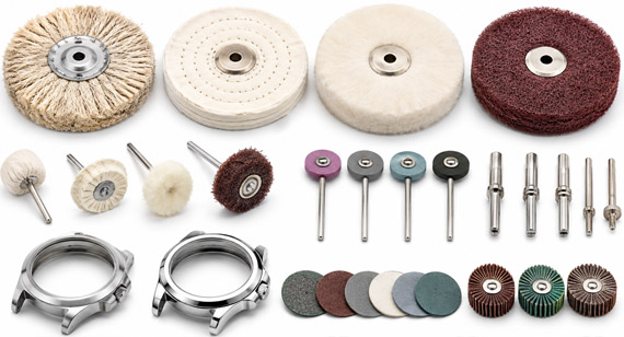 Polishing Wheels and Tools for Stainless Steel Watch Cases