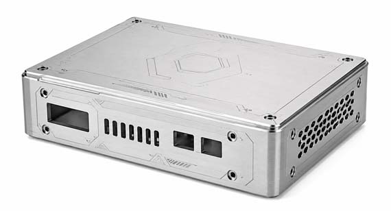 Laser Etching Electronic Enclosure CNC Machined