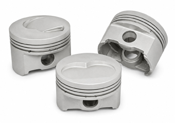 Controlled Bead Blasting Custom CNC Machined Aluminum Pistons