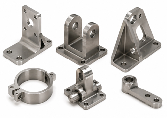 CNC Machined Stainless Steel Brackets Mounts and Structural Parts