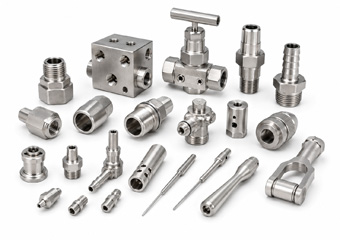 316L Stainless Steel CNC Machined Fluid-Control and Medical Parts