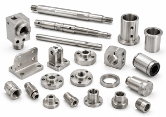 Stainless Steel CNC Machined Parts for Industrial Automation Shafts, Mounts, Guides and Sensor Housings