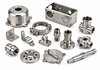 Stainless Steel CNC Machined Parts for Food and Processing Equipment Covers, Brackets, Fittings and Machine Components