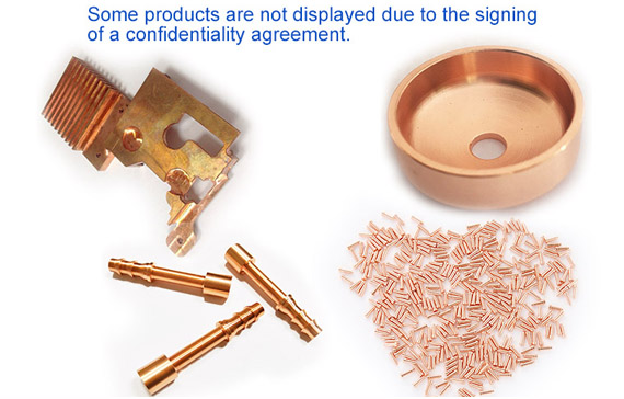 Copper CNC Machined Parts Components Copper CNC Machined Parts Components