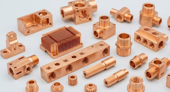 Copper CNC Machined Parts Copper CNC Machined Parts