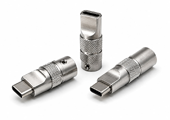 Custom CNC Machining Stainless Steel USB Type C Metal Housing