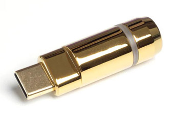Custom Metal Electroplating CNC USB Type C Metal Housing Machining