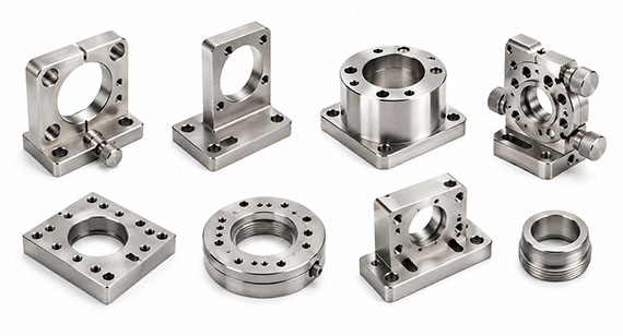 Invar 36 Optical Mounting Seats CNC Machining Parts