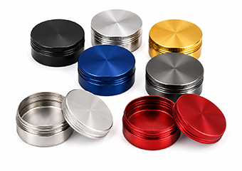 CNC Machined Threaded Metal Snuff Cans