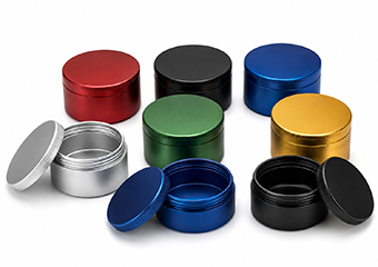 CNC Machining Anodized Aluminum Snuff Cans
