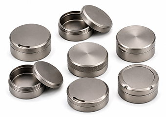 Custom CNC Machining Titanium Snuff & Snus Cans
