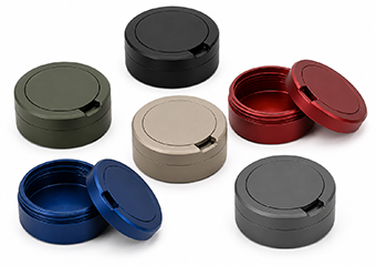 Powder Coating CNC Machining Snuff & Snus Cans