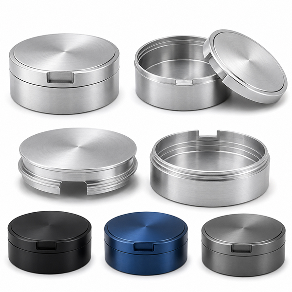 Custom Aluminum Snus Can Lid & Body CNC Machining Manufacturing