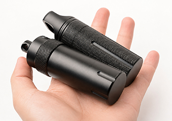CNC Machining Keychain Pill Capsules Bottle Cases Box