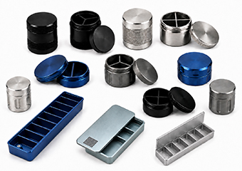 CNC Machining Multi-Compartment EDC Pill Bottle Cases Box