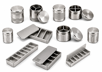 Custom CNC Machining Electroless Nickel Plating Waterproof EDC Pill Bottle Cases Box