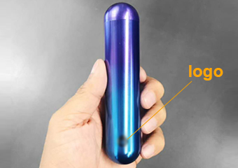 Custom CNC Machined Multi-Color Gradient Anodized Aluminum Wireless Bluetooth Earphone Charging Case Shell with Branded Logo