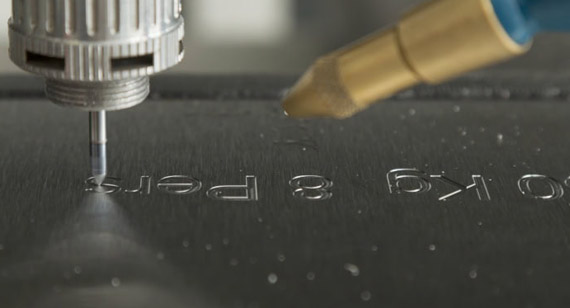 Recessed CNC Engraving Font
