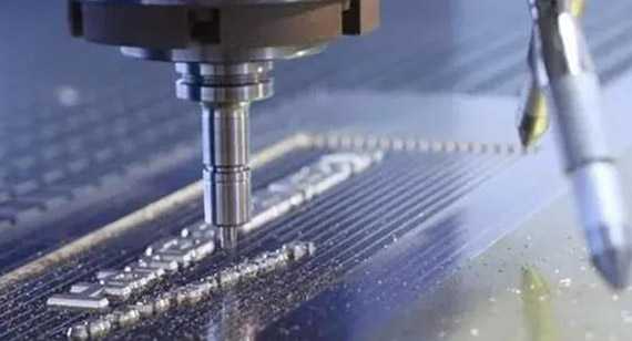 Raised or Relief Text CNC Engraving