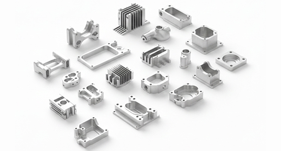 Aluminum Extrution CNC Parts with Secondary Precsion Machining Aluminum Extrution CNC Parts with Secondary Precsion Machining