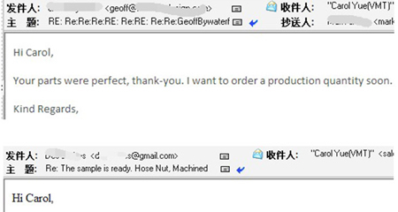 customer review parts perfect