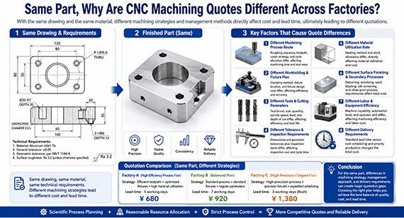 Why CNC machining quotes vary between factories