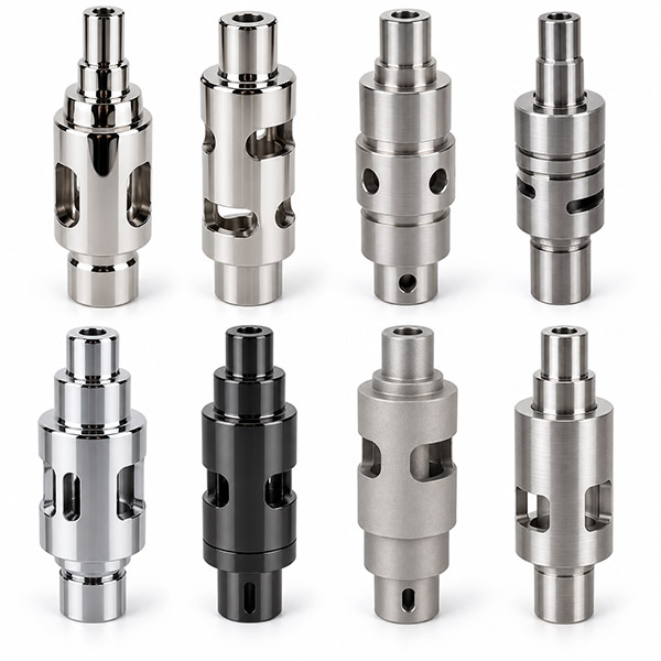 Custom CNC Machined Stainless Steel Rotary Valve Cores