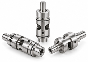 Custom CNC Machined Stainless Steel 316 316L Rotary Valve Cores