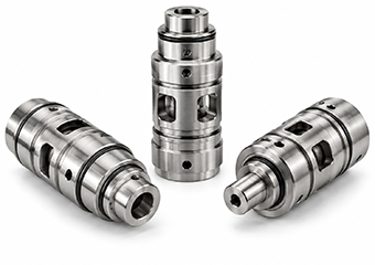Custom CNC Machined 17-4 PH Stainless Steel Rotary Valve Cores