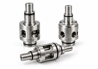 CNC Machined Rotary Valve Core for Paste and Custom Fluid-Control Assemblies