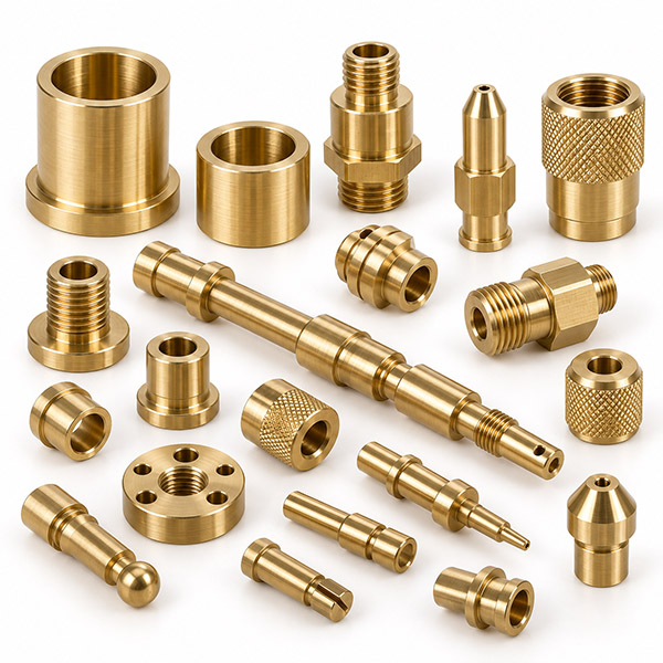 Custom Brass Precision CNC Turned Parts & Components