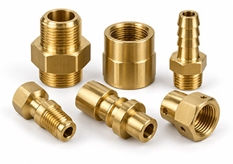 Custom Precision Brass CNC Turned Fittings