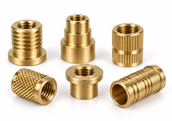 Custom Precision Brass CNC Turned Inserts